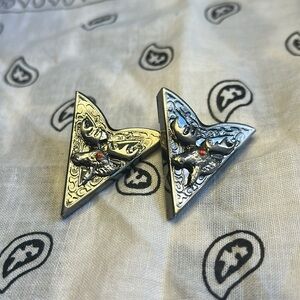 Vintage Moosehead Collar Tips